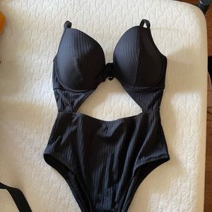 Brand new black bathing suit.
